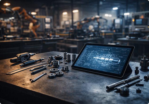 Modern manufacturing equipment