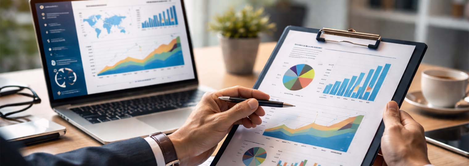 People shopping and working with digital products